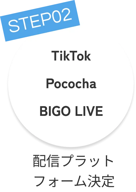 配信プラットフォーム決定